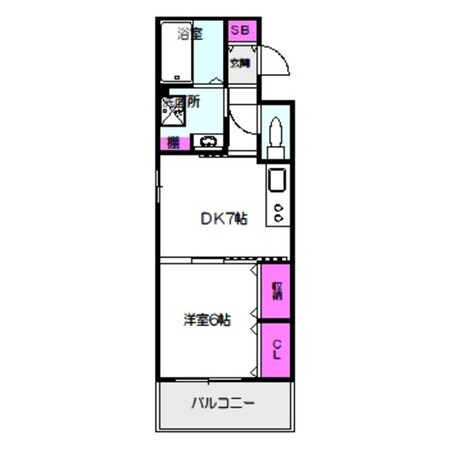 CITY SPIRE鶴見の物件間取画像